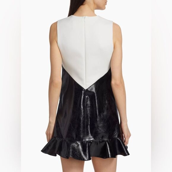 Aknvas Vegan Leather Minidress size 4 - Picture 4 of 14